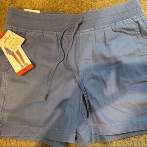 Orvis Women’s Pull on Shorts Size medium 1752052 blue New With Tag
